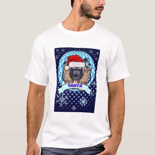 julgorilla t shirt (Framsida)