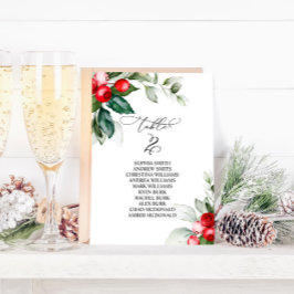 Julgrå Bordsnummer 2 Sittdiagram