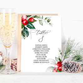 Julgrå Bordsnummer 8 Sittdiagram