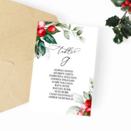 Julgrå Bordsnummer 9 Sittdiagram