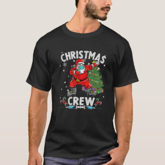 Julgrå - Dabbing Santa Crew T Shirt