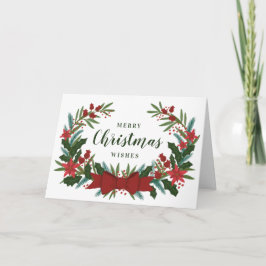 Julgrå Helgdag-kort för krans Helgkort