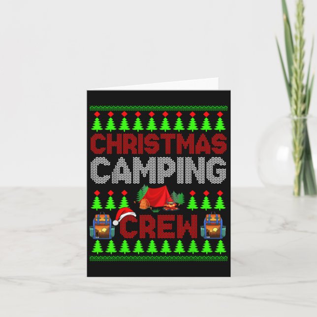 Julgräddan Julafton Söttomten Camper Cam Kort (Framsida)