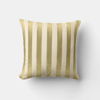 Julgrädden i Cream och FAUX guld glitters Kudde