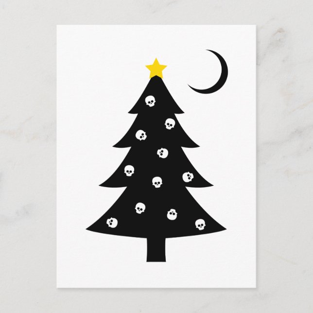 Julgrädden Träd Helg Vykort (Framsida)