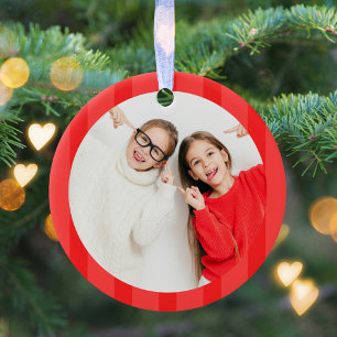 Julgräddfärgad, vit, vit Roligt Julgransprydnad Keramik