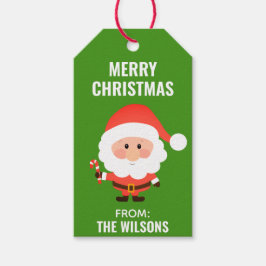 Julgräddfil, Tecknad, jultomtfamiljen Presentetikett