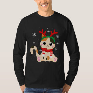 Julgräddkateter Reindeer Antlers för kvinnor T Shirt