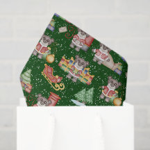 Julgräddmatta Festiva djur Björn