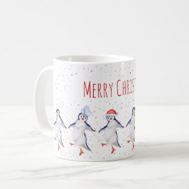 Julgräddningen Dancing Penguins Kaffemugg