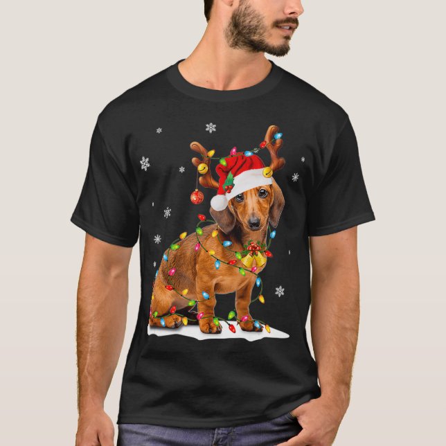 Julgräddskrubb med julklapp Ljus T Shirt (Framsida)