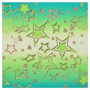 Julgradient glitter shine-konetti-stjärnor fu tyg