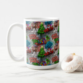 Julgraffiti Kaffemugg