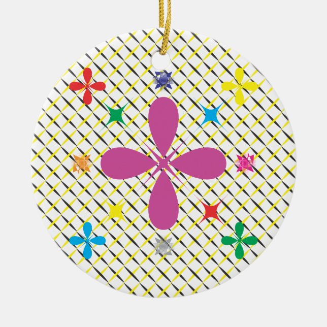 Julgrafik, Glad helg! Julgransprydnad Keramik (Framsidan)