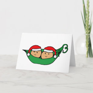 Julgrafik med två Poder Helgkort