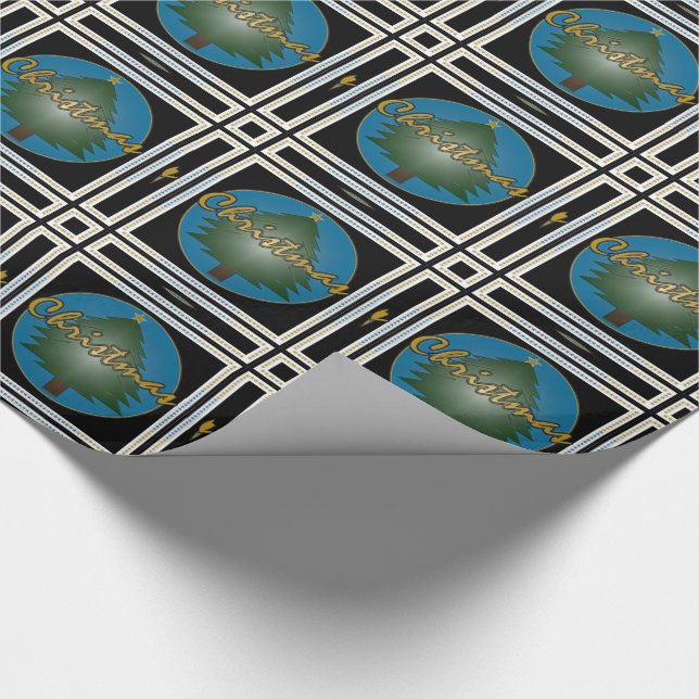 Julgrafik Presentpapper (Hörn)