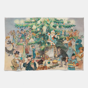 Julgran (1902) Köksduk Kökshandduk