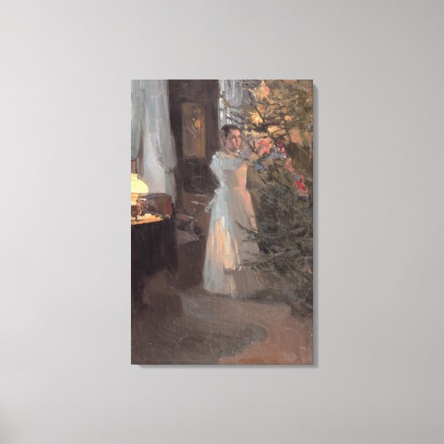 Julgran 1910 canvastryck (Framsida)