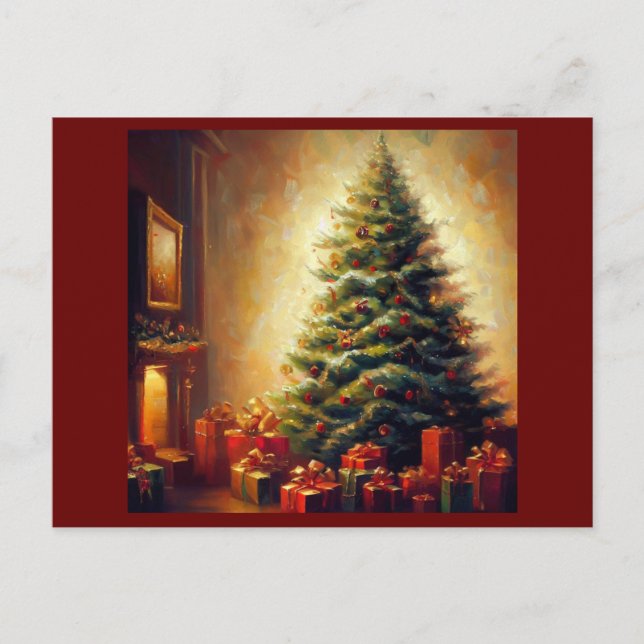 JULGRAN 1 HELG VYKORT (Framsida)