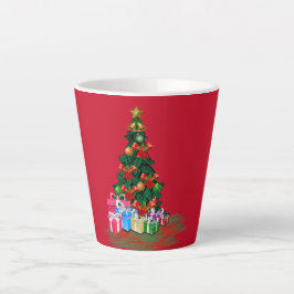 Julgran 2021 Red Latte Mugg