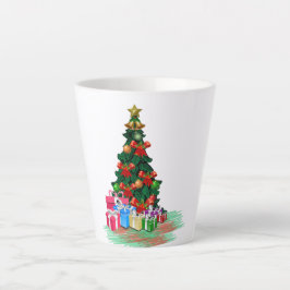 Julgran 2021 Vitlatte Mugg