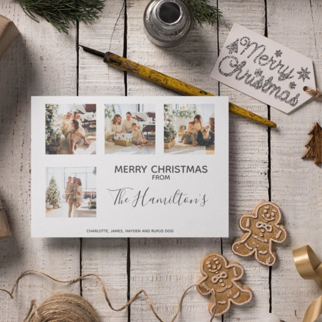 Julgran 4 Photo Personlig Julkort (Skapare uppladdad)