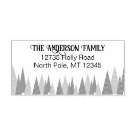 Julgran Adress Stämpel