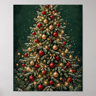 Julgran Affisch