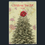 Julgran Art-året runt kalendern Kalender<br><div class="desc">Den här söt kalendern innehåller min originalgrafik av Julgranar på färgfulla vintagar, så det finns en roligt och söt Julgran att titta på varje månad! Dessa kalendrar är av hög kvalitet och livfulla. Du kan välja andra storlekar och andra alternativ om du vill. Denna unika kalender skulle ge en underbar...</div>