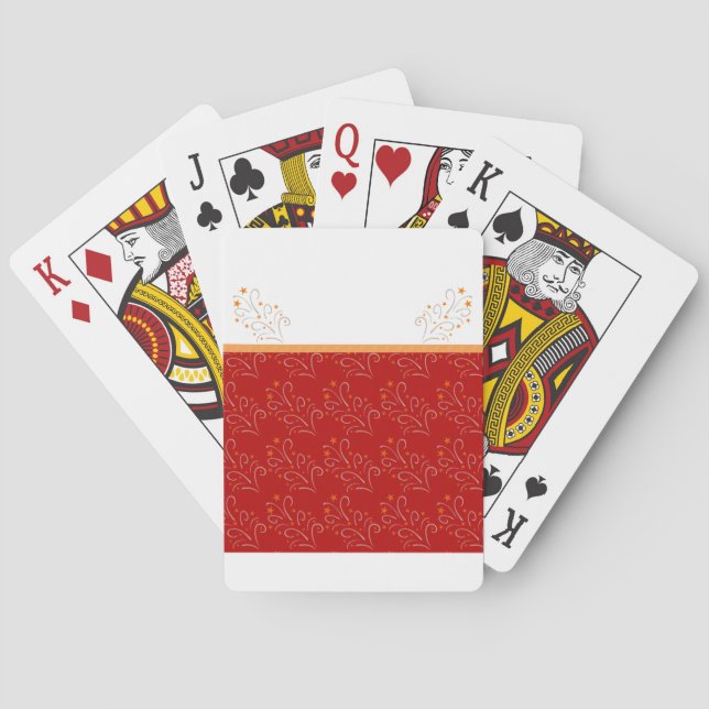 Julgran Art Design Spel Kort (Baksidan)