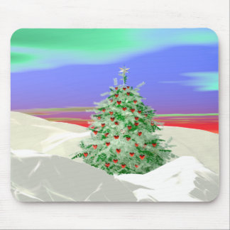 Julgran av hjärtan musmatta