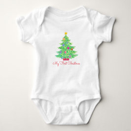 Julgran Baby One-Biet T Shirt