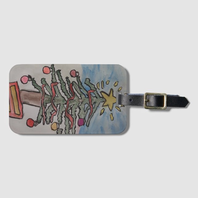 Julgran Bagagebricka (Framsida horisontal)