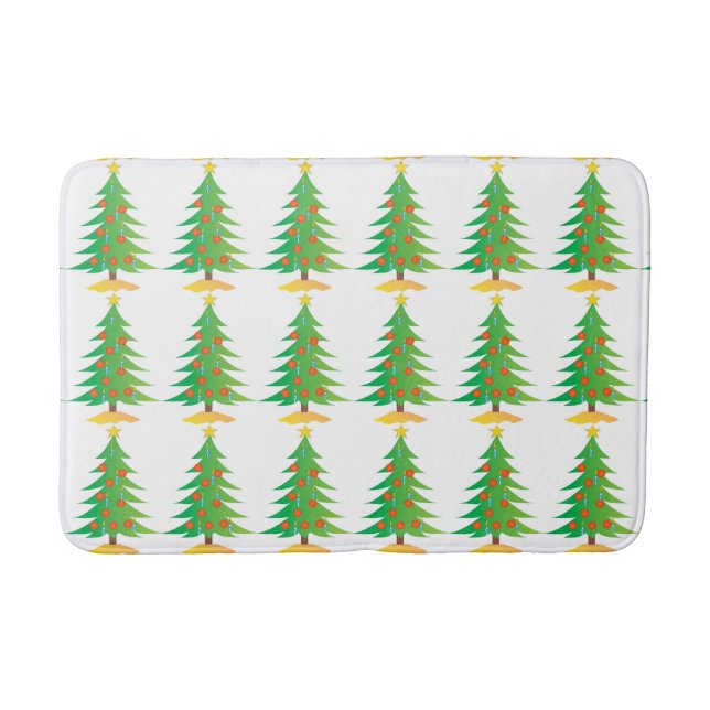 **JULGRAN BATH MATT** MATCHANDE TILLBEHÖR BADRUMSMATTA (Framsidan)