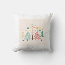 Julgran Beige Dekorativ kudde