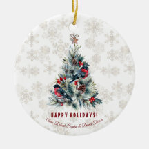 Julgran Berries Helgdag Önskemål Monogram
