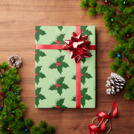 Julgran Berry Mönster Jul Holiday Presentpapper