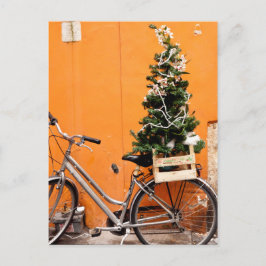 Julgran Bicycle Helg Vykort