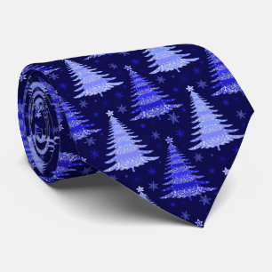 Julgran Blue Mönster Design Slips