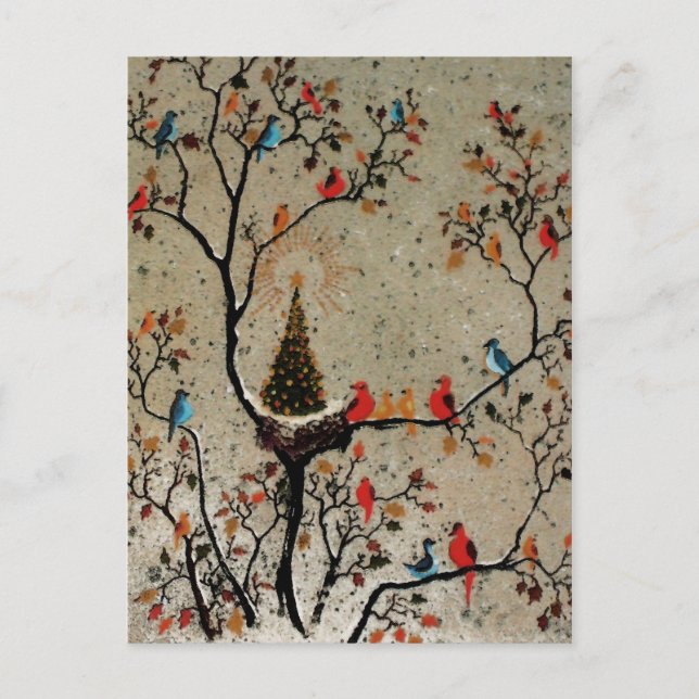 Julgran Bo ~ Vykort (Framsida)