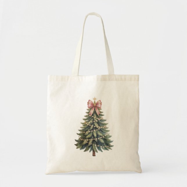 Julgran Bow Coquette Xmas Tygkasse (Framsidan)