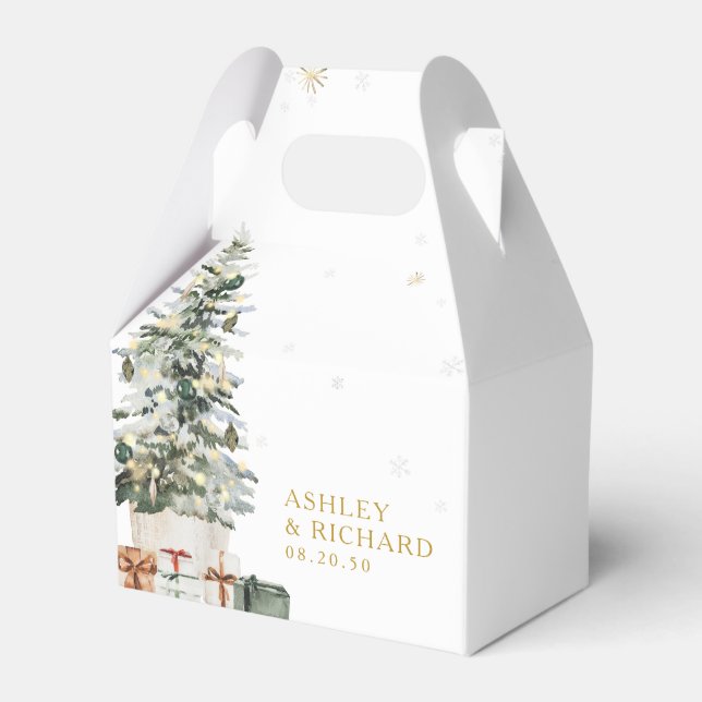 Julgran Bröllop Presentförpackningar Presentaskar (Framsidan Sidan)