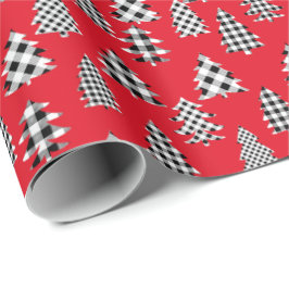 Julgran Buffalo Pached Presentpapper