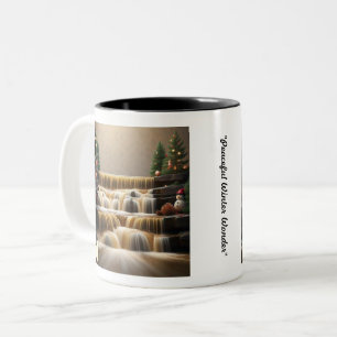 "Julgran by Falls" Två-Tonad Mugg