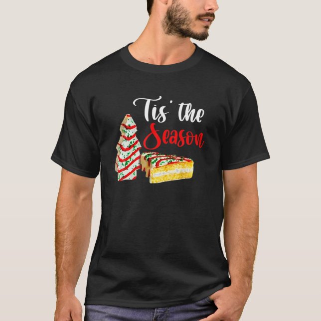 julgran Cakes Debbie-Becky-Jen Little Tis' T Shirt (Framsida)