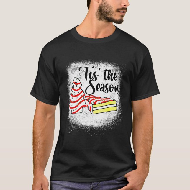 Julgran Cakes Debbie Little Tis Season T Shirt (Framsida)