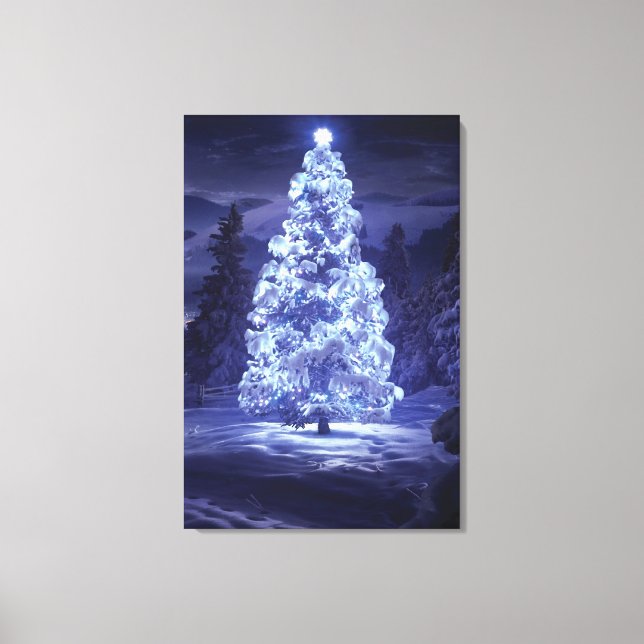 Julgran Canvastryck (Framsida)