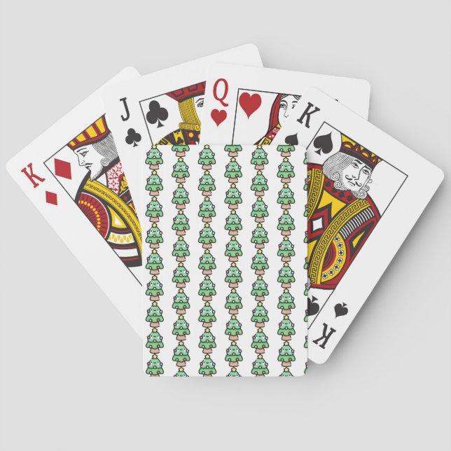 julgran casinokort (Baksidan)