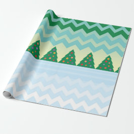 Julgran Chevron Scene Presentpapper