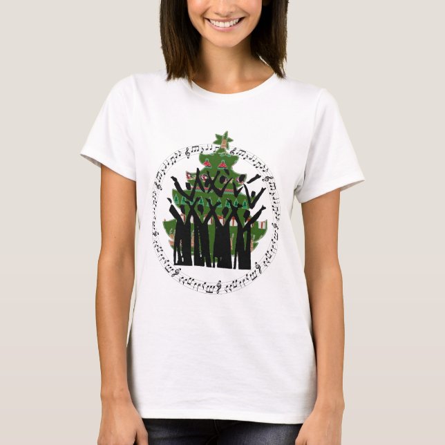 Julgran Choir T-Shirt (Framsida)